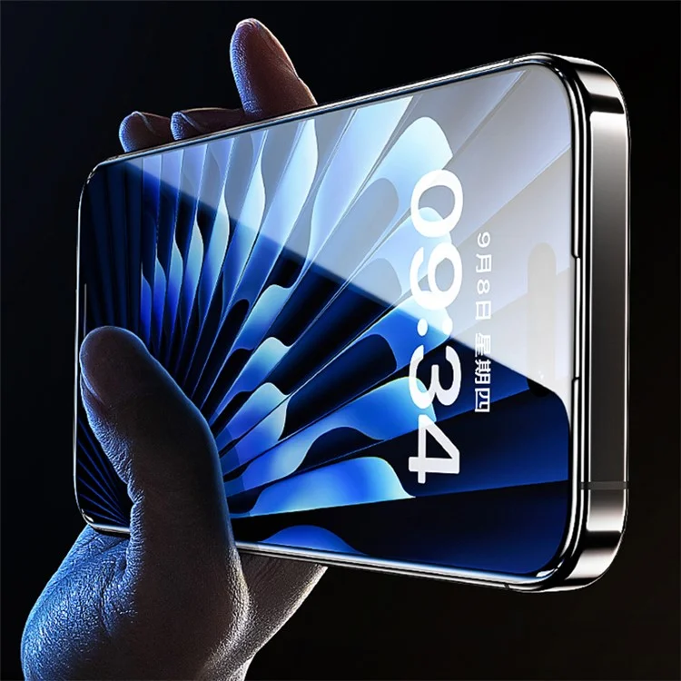 Protector de pantalla de cristal claro BENKS para iPhone 15 Pro Max, resistente a los arañazos, alta dureza, película de vidrio Gorilla Corning