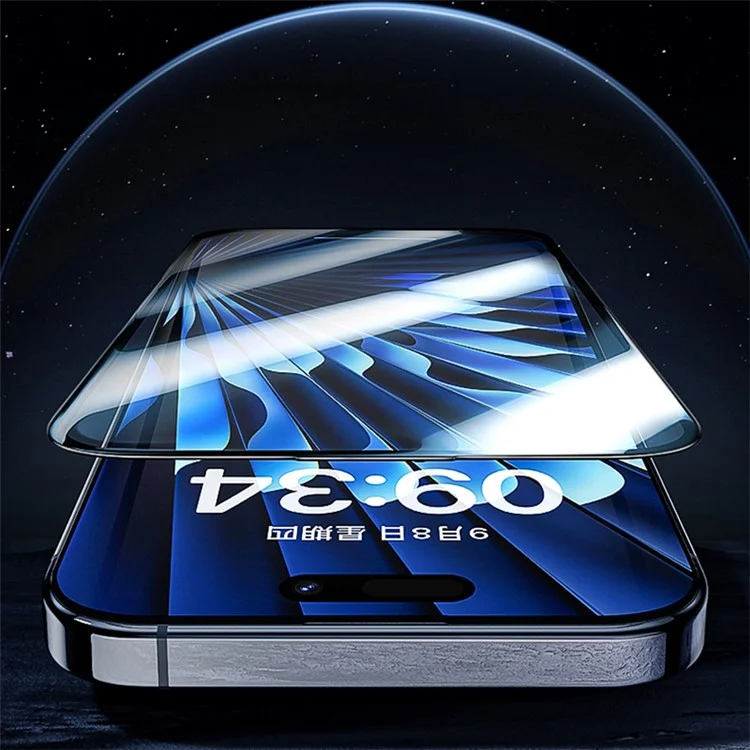 Protector de pantalla de cristal claro BENKS para iPhone 15 Pro Max, resistente a los arañazos, alta dureza, película de vidrio Gorilla Corning