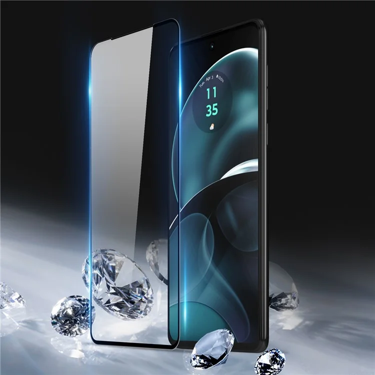 DUX DUCIS For Motorola Moto G14 4G Phone Screen Protector Full Glue Medium Alumina Glass Anti-Scratch Film (10D)