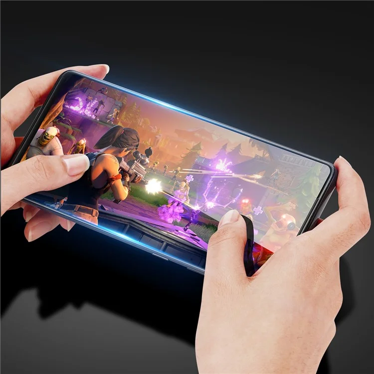 DUX DUCIS For Motorola Moto G14 4G Phone Screen Protector Full Glue Medium Alumina Glass Anti-Scratch Film (10D)