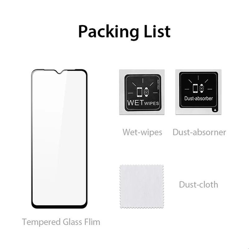 DUX DUCIS For Samsung Galaxy M34 5G Full Screen Protector 2.5D Flat Screen Medium Alumina Glass HD Clear Film