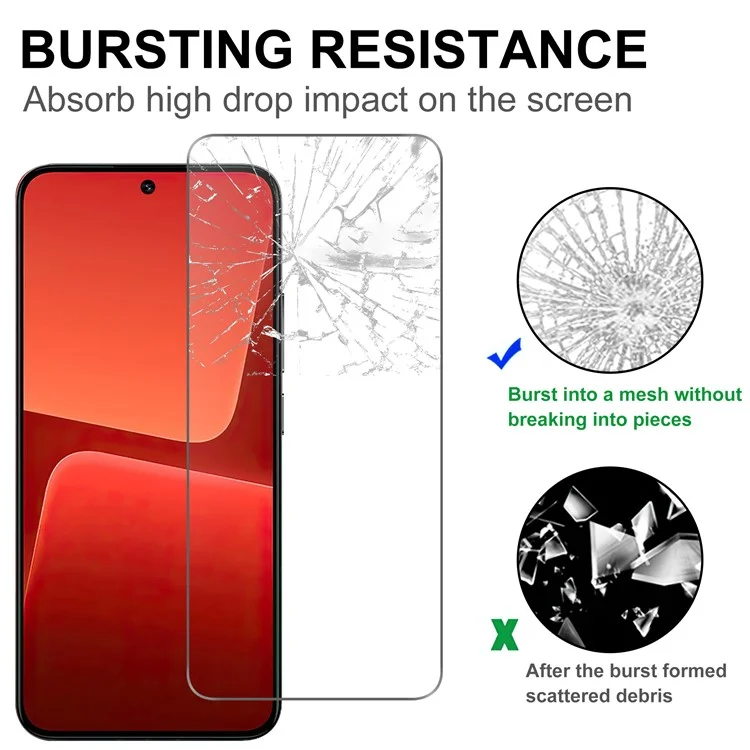 Protège-écran pour Xiaomi 13T / 13T Pro 2.5D Arc Edge 9H Dureté Verre Trempé Film