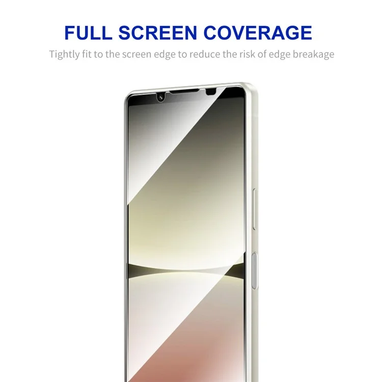 ENKAY HAT PRINCE 10Pcs for Sony Xperia 5 V Screen Protector 0.26mm 9H 2.5D Silk Print High Aluminium-silicon Glass Film