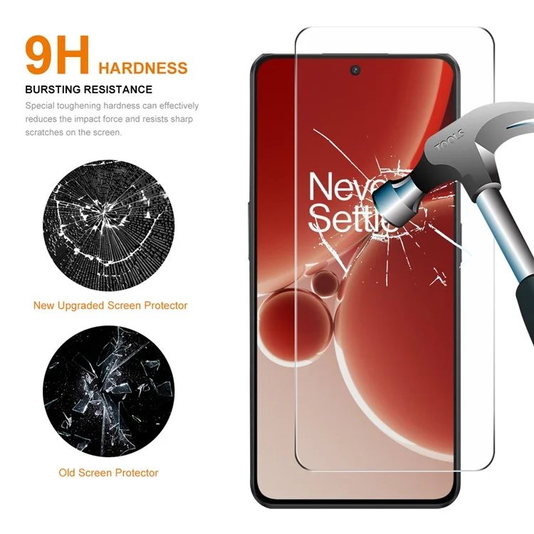ENKAY HAT PRINCE For OnePlus Nord N300 5G / Ace 2V / Nord 3 5G HD Screen Protector 2.5D High Aluminium-silicon Glass Film