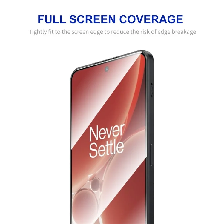 Protecteur d'écran ENKAY HAT PRINCE pour OnePlus Nord 3 5G / Nord N300 5G / Ace 2V, en verre aluminium-silicium haute qualité avec impression en soie 2,5D