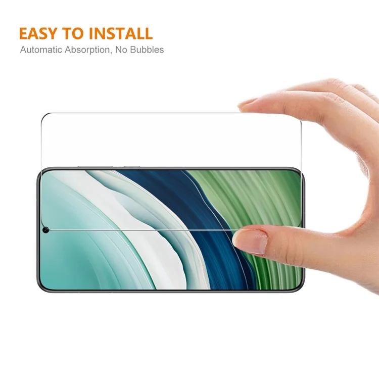 ENKAY HAT PRINCE para Huawei Mate 60 Película anti-impressão digital 2.5D 0.26mm Filme de vidro de alta alumínio-silício 9H