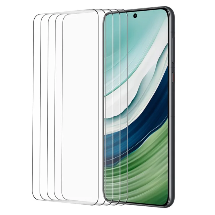 ENKAY HAT PRINCE 5Pcs para Huawei Mate 60 0.26mm Ultra Clear Film High Aluminium-silicon Glass Screen Protector