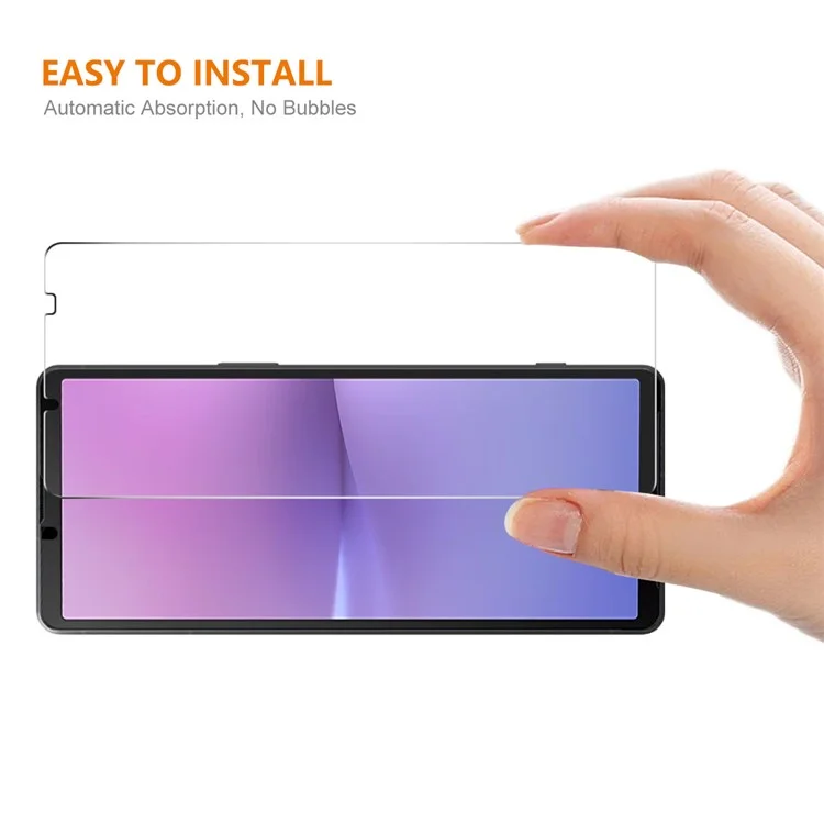 ENKAY HAT PRINCE 5Pcs 0.26mm High Aluminium-silicon Glass Film for Sony Xperia 10 V 2.5D Clear Screen Protector