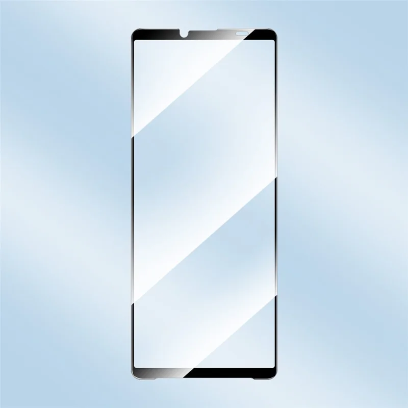 ENKAY HAT PRINCE 2Pcs 0.26mm Screen Protector for Sony Xperia 10 V Silk Print 2.5D High Aluminium-silicon Glass Film
