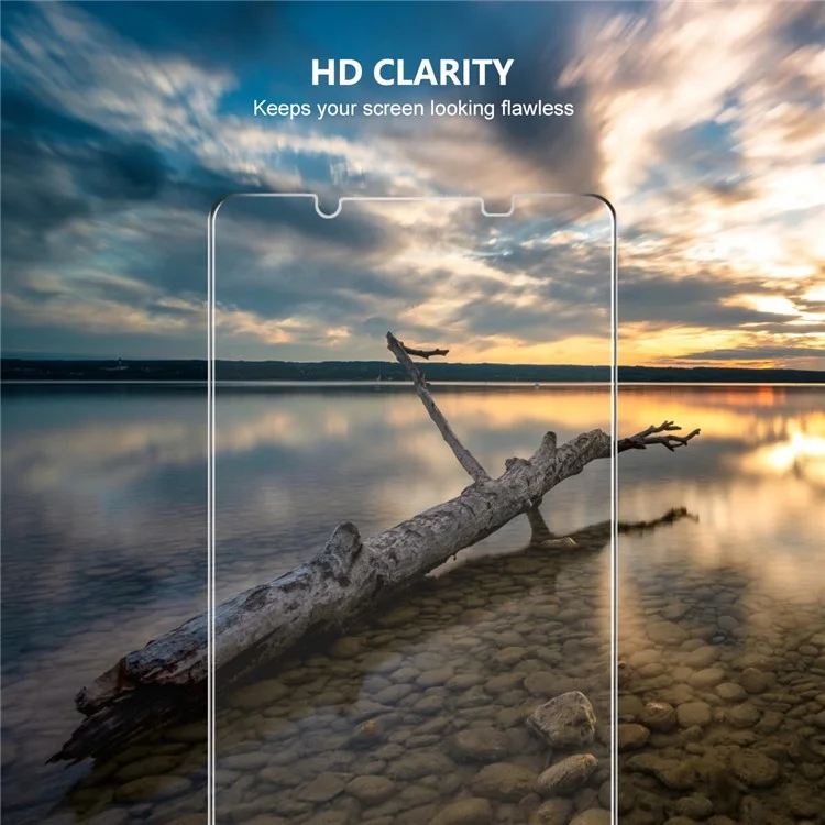 ENKAY HAT PRINCE Per Sony Xperia 1 V Protezione dello schermo anti-graffio 2.5D vetro in alluminio-silicio 9H