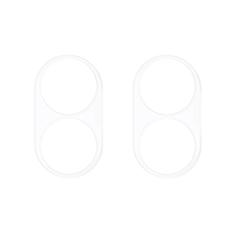 2Pcs For Oppo A58 4G Tempered Glass Camera Lens Protector 3D Arc Edge Scratch Resistant Clear Lens Film