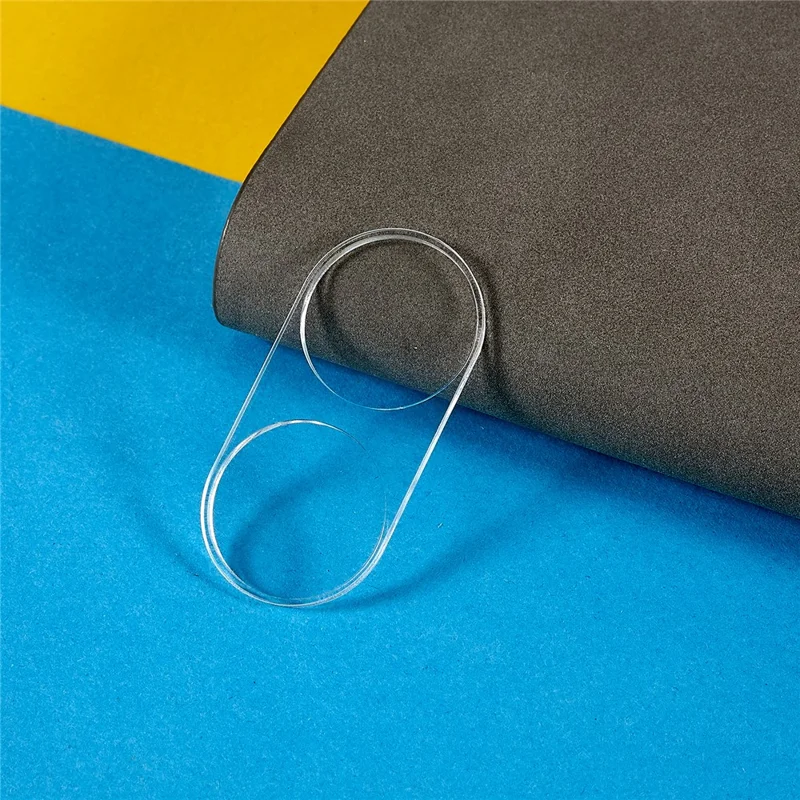 2Pcs For Oppo A58 4G Tempered Glass Camera Lens Protector 3D Arc Edge Scratch Resistant Clear Lens Film