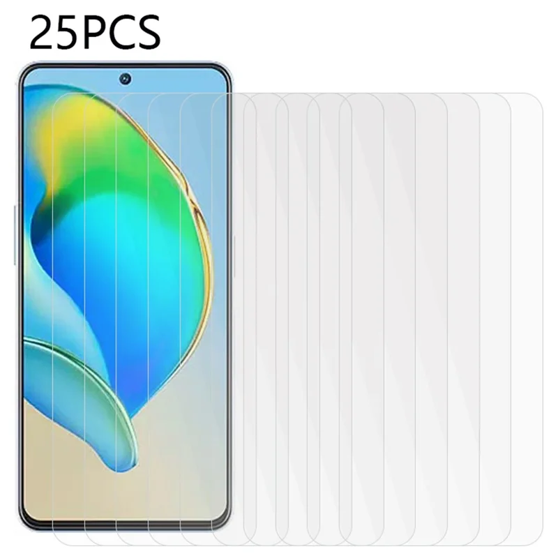 25Pcs Tempered Glass Film for ZTE Blade V40s 4G Anti-Scratch Ultra Clear Phone Screen Protector