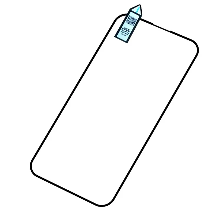 RURIHAI 10Pcs For iPhone 15 Pro Protecteur d'écran en verre trempé de seconde génération 2.5D 0.26mm Haute pellicule en verre d'aluminium et de silicium