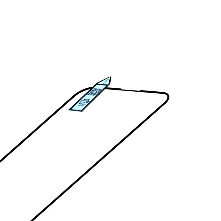RURIHAI 10Pcs For iPhone 15 Pro Protecteur d'écran en verre trempé de seconde génération 2.5D 0.26mm Haute pellicule en verre d'aluminium et de silicium