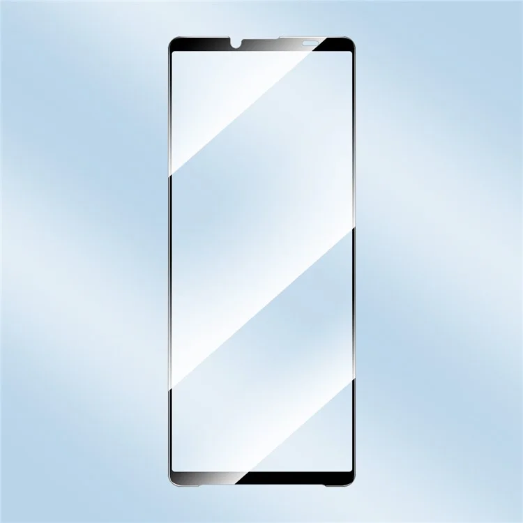 ENKAY HAT PRINCE 10Pcs 0.26mm Screen Protector for Sony Xperia 10 V , 9H 2.5D Silk Printing High Aluminium-silicon Glass Film