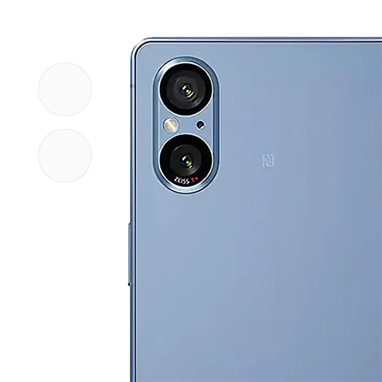 For Sony Xperia 5 V High Transparency Tempered Glass Camera Lens Protector Full Cover Anti-scratch Film