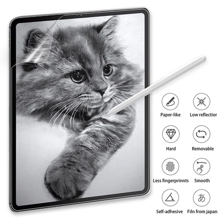 Paper-like Screen Protector for Xiaomi Pad 6 / Pad 6 Pro , High Touch Sensitivity Matte PET Film