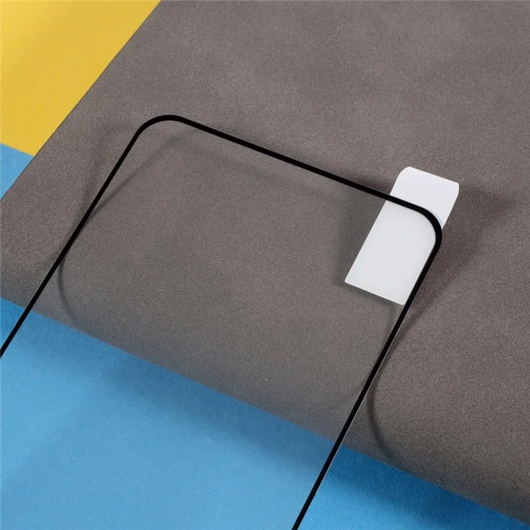 Pellicola in vetro temperato per Motorola Moto G84 5G / OPPO Reno2, Bordo nero Stampa in seta Protettore dello schermo full glue full screen