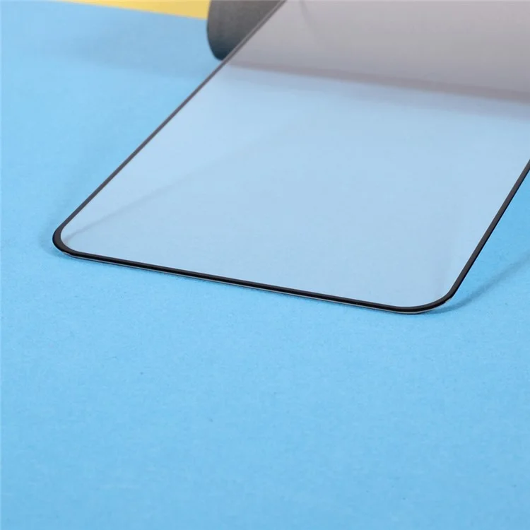 Pellicola in vetro temperato per Motorola Moto G84 5G / OPPO Reno2, Bordo nero Stampa in seta Protettore dello schermo full glue full screen