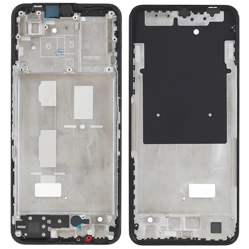 For vivo Y35 Cell Phone Middle Plate Frame Repair Part (A-Side) (without Logo)
