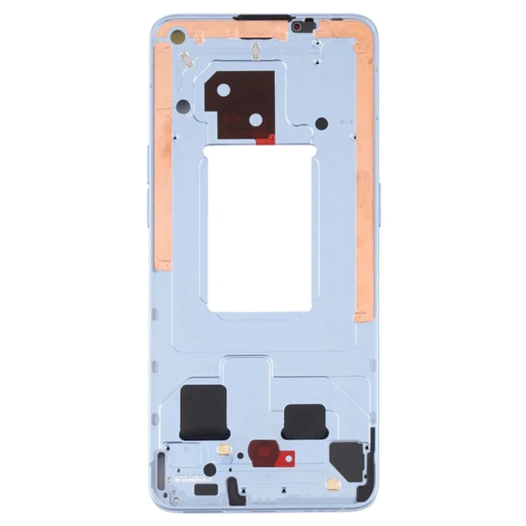 Per Oppo Reno6 5G Cellulare Piastra Centrale Telaio Parte di Riparazione (Lato A) (senza Logo) - Blu