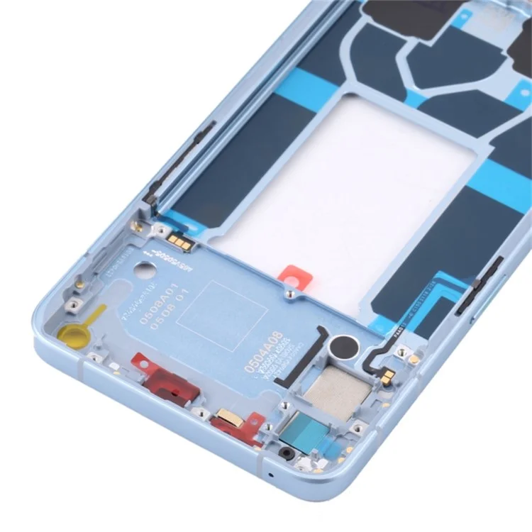 Per Oppo Reno6 5G Cellulare Piastra Centrale Telaio Parte di Riparazione (Lato A) (senza Logo) - Blu