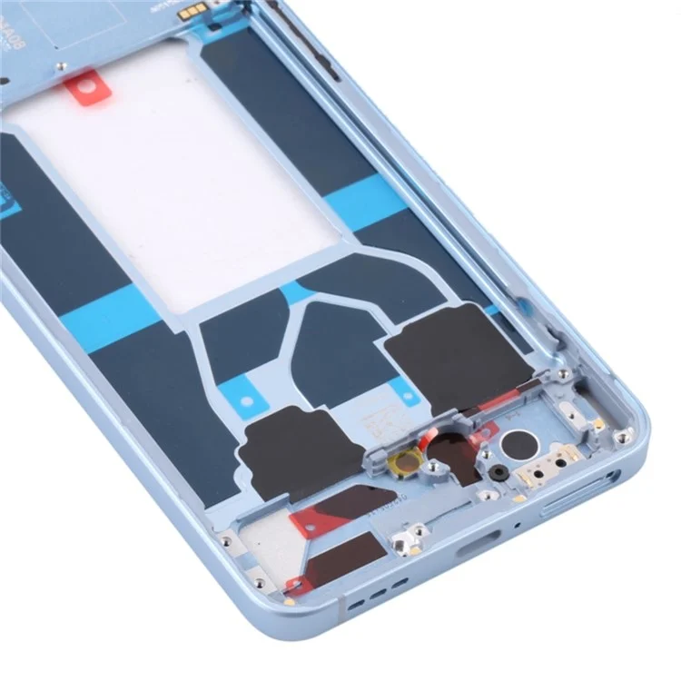 Per Oppo Reno6 5G Cellulare Piastra Centrale Telaio Parte di Riparazione (Lato A) (senza Logo) - Blu