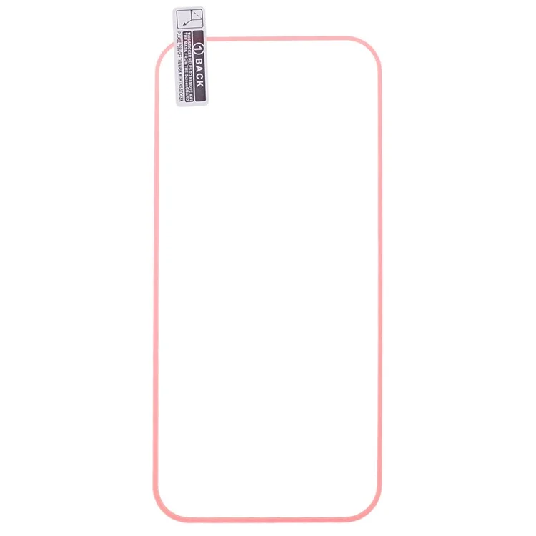 Para iPhone 15 Plus Luminous Medium Alumina Glass Film Ultra Clear Full Glue Screen Protector - Rose Pink