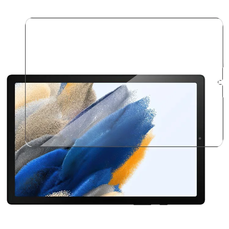 For Samsung Galaxy Tab A9 Protector de pantalla Borde recto Película protectora de vidrio templado HD clara para tableta