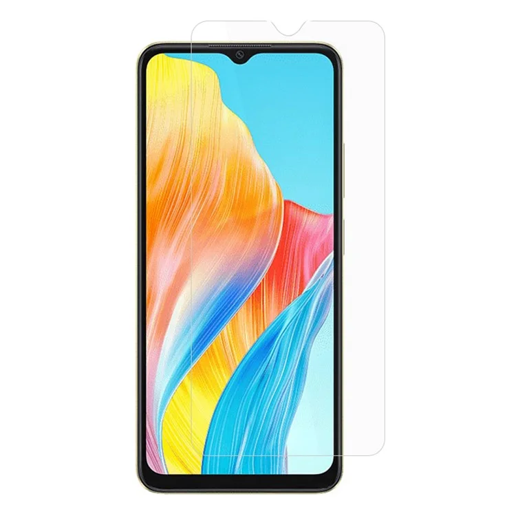 Protecteur d'écran en verre trempé pour Oppo A38 4G, film de protection d'écran de téléphone à bord incurvé de 0,3 mm, résistant aux explosions