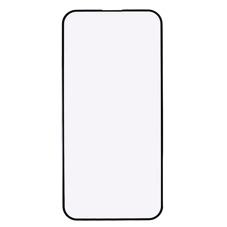 Per iPhone 15 Pro Screen Protector Purple Light Black Edge Silk Printing Dispensing Glue Full Cover Tempered Glass Film
