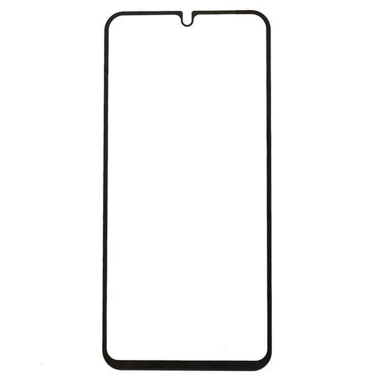 Per Oppo A38 4G / A9 (2020) Pellicola in vetro temperato con bordo nero Stampa in seta Colla totale Protezione schermo full screen