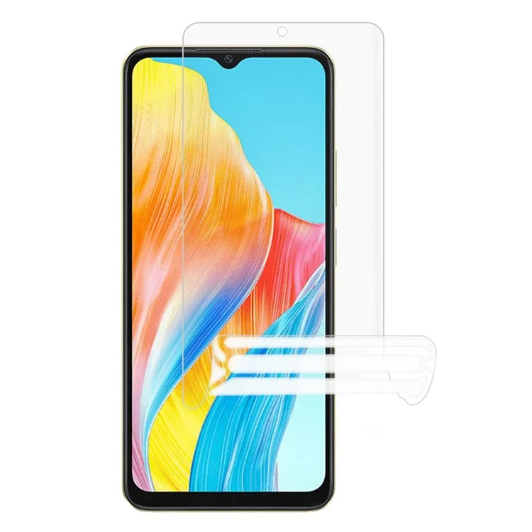 Per Oppo A38 4G / A9 (2020) Bubble-free Soft PET Phone Screen Protector Ultra Clear Screen Film