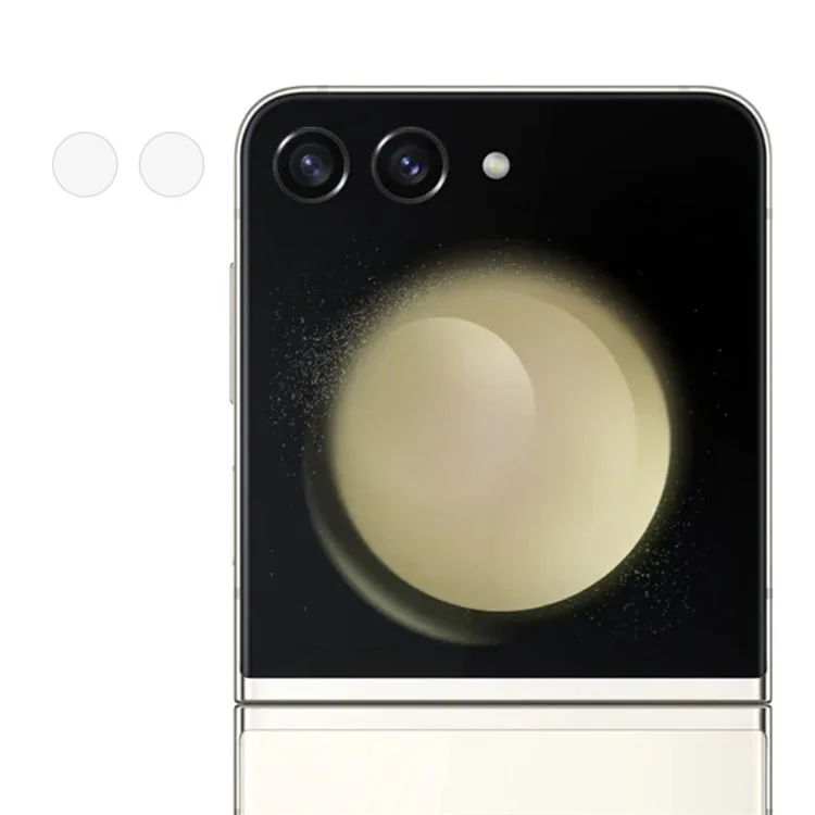 For Samsung Galaxy Z Flip5 5G Camera Lens Film Soft Soda-Lime Glass Rear Camera Lens Protector