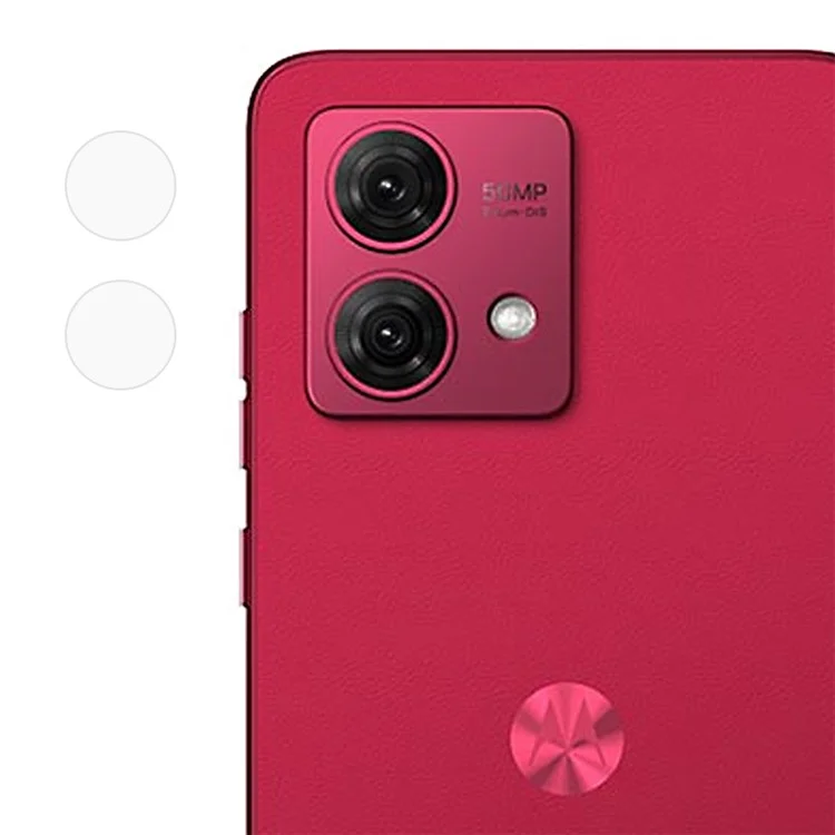 Für Motorola Moto G84 5G Sodakalk-Glaslinsenfilm Kratzfest Klar Kameraobjektivschutz