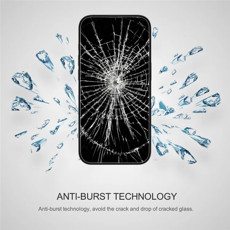 NILLKIN CP+PRO For iPhone 15 Pro Max 9H Hardness AGC Tempered Glass Full Screen Protector HD Clear Film