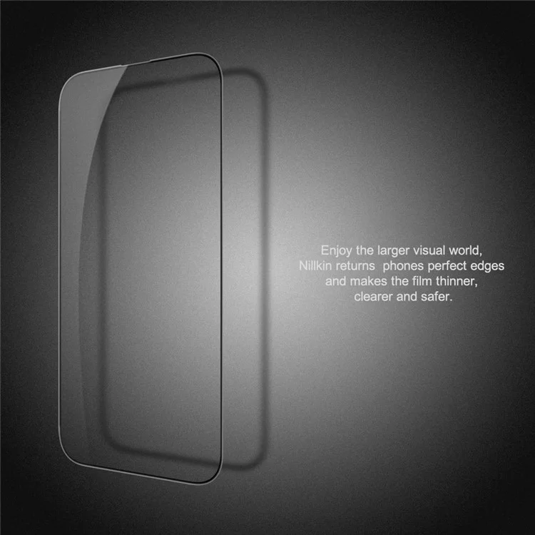 NILLKIN CP+PRO For iPhone 15 Pro Max 9H Hardness AGC Tempered Glass Full Screen Protector HD Clear Film