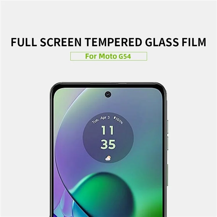 MOFI JK Tempered Glass Film Series-1 per Motorola Moto G54 5G Protezione schermo completa Pellicola adesiva completa