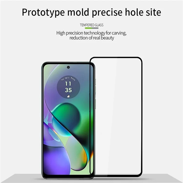 MOFI JK Tempered Glass Film Series-1 per Motorola Moto G54 5G Protezione schermo completa Pellicola adesiva completa