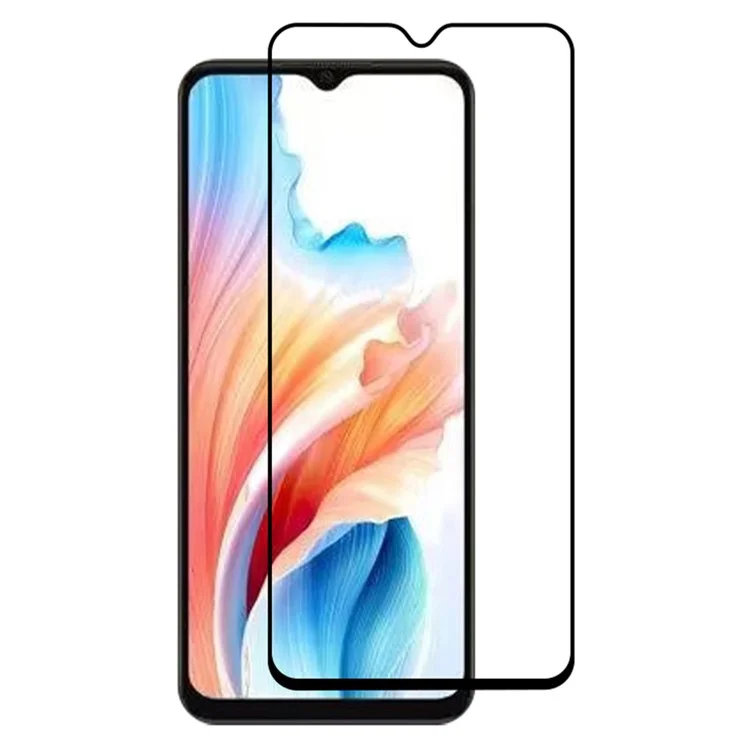 RURIHAI For Oppo A38 4G Screen Film Secondary Hardening 0.26mm 2.5D Full Glue Screen Protector