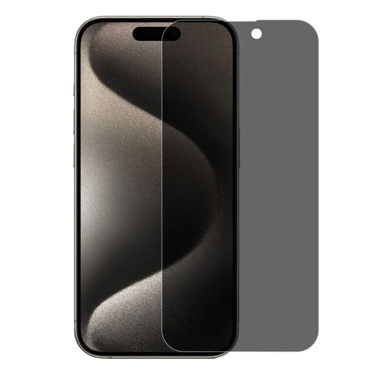 NORTHJO A+ Per iPhone 15 / 15 Pro Protezione Schermo Privacy 28 Gradi Anti-Spia Pellicola in Vetro Alluminio-Silicio