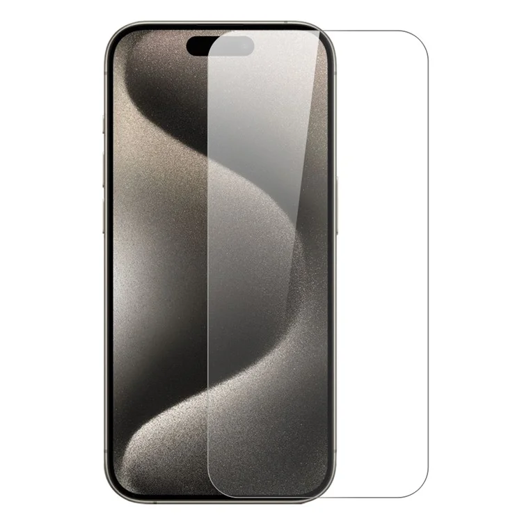 NORTHJO A+ Para iPhone 15 / 15 Pro Protector de Pantalla 0.3mm 2.5D HD Película de Vidrio Templado Transparente