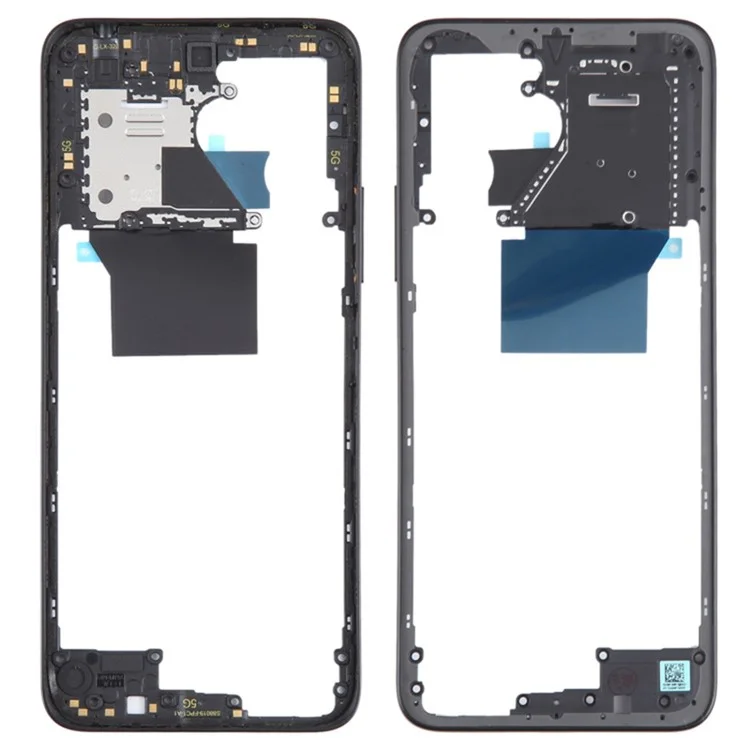 For Xiaomi Redmi 12 4G OEM Middle Housing Plate Frame Part (without Logo) - Black