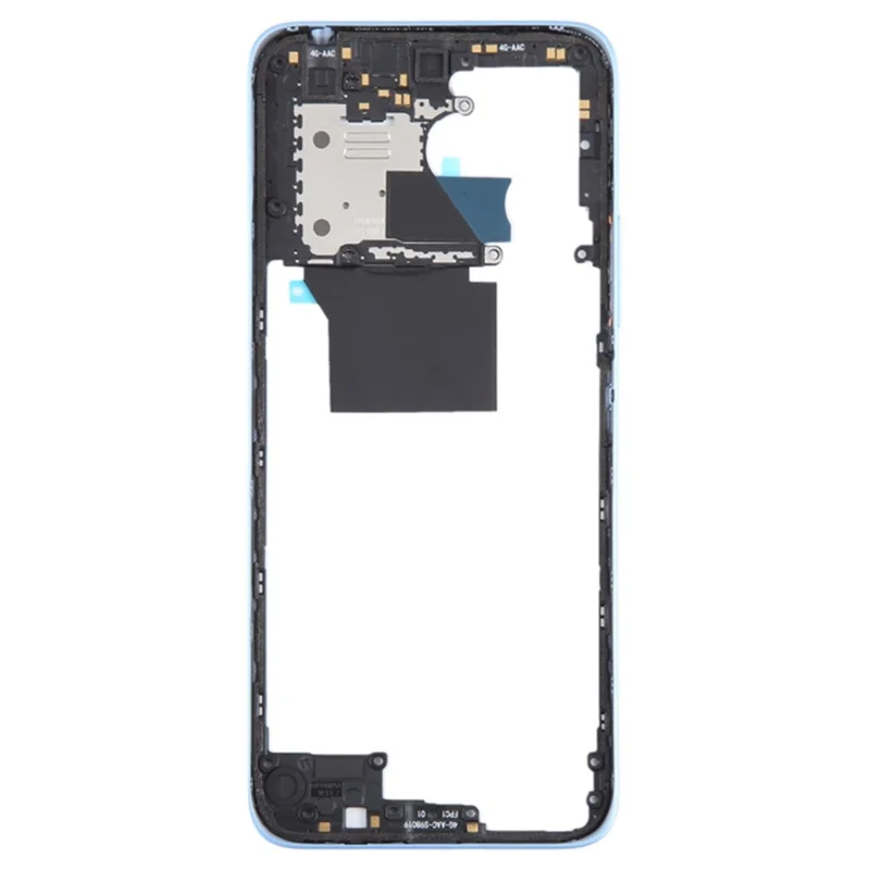Voor Xiaomi Redmi 12 4G OEM Middenhuisvestingsplaat Frameonderdeel (zonder logo) - Blauw