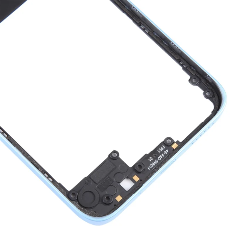 Voor Xiaomi Redmi 12 4G OEM Middenhuisvestingsplaat Frameonderdeel (zonder logo) - Blauw
