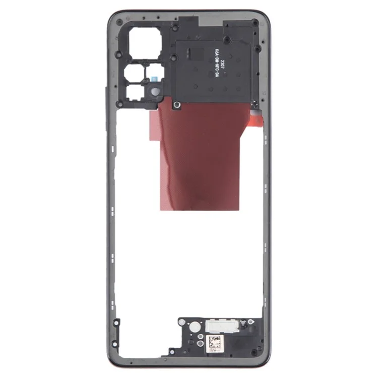 For Xiaomi Redmi Note 12 Pro 4G OEM Middle Housing Plate Frame Part (without Logo) - Black