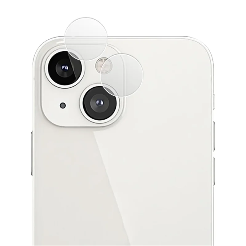 MOCOLO For iPhone 15 Plus Lens Film Anti-Scratch Tempered Glass HD Camera Lens Protector - Transparent