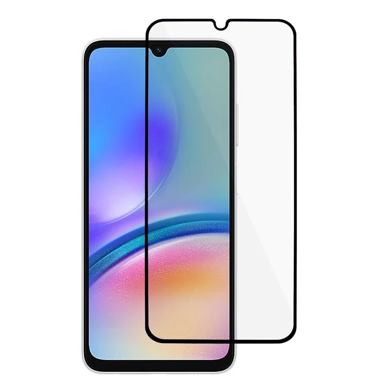 Для Samsung Galaxy A05s 4G HD Clear Tempered Glass Screen Protector Silk Printing Full Cover Full Glue Film Guard