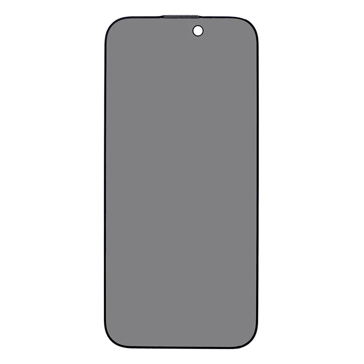 Per iPhone 15 Plus Anti-spy Corning Gorilla Glass Screen Protector Silk Printing Black Edge Film